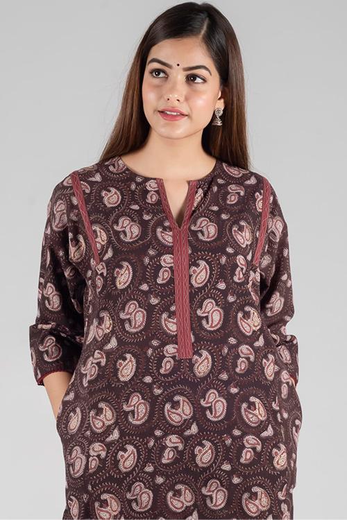 Paisley Printed Kurta & Pant Set