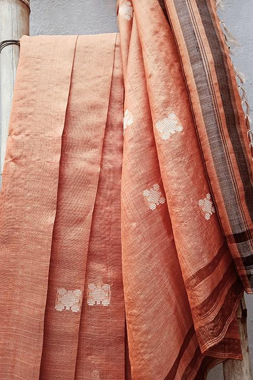 Soha' Handwoven Extra Weft Silk Saree-45