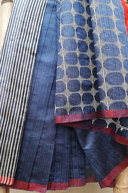 Rajjo' Handwoven Extra Weft Silk Saree-28