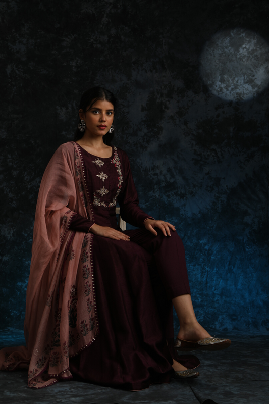 Marori Work Embroidered Kurta Set (ALY-09A)