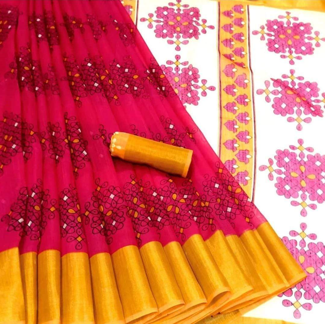 Valiba Famous Cotton Printed Sarees