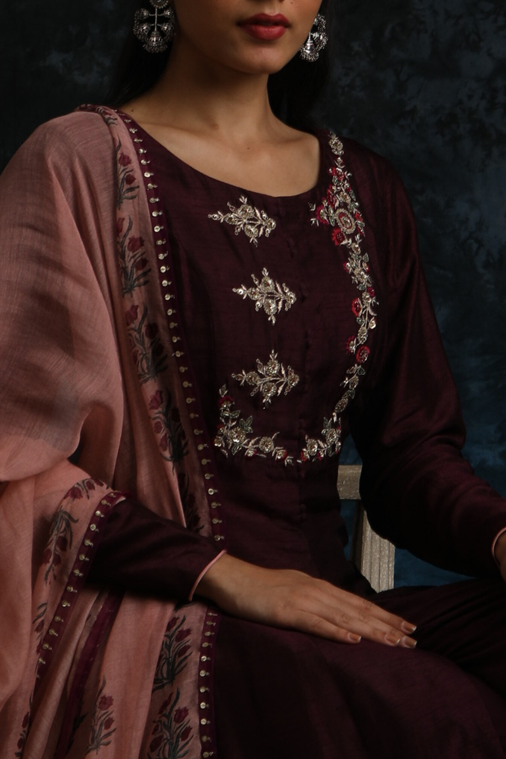 Marori Work Embroidered Kurta Set (ALY-09A)