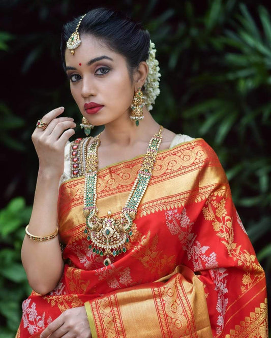 Beautiful Art Silk Jacquard Border Saree