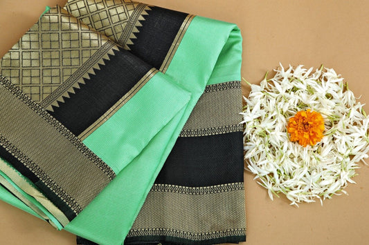 Beautiful Rich Pallu & Jacquard Work On All Over The Saree