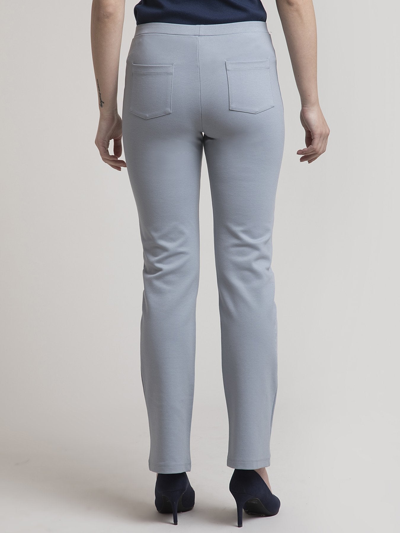 4 Way Stretch Bootcut LivIn Pants - Grey