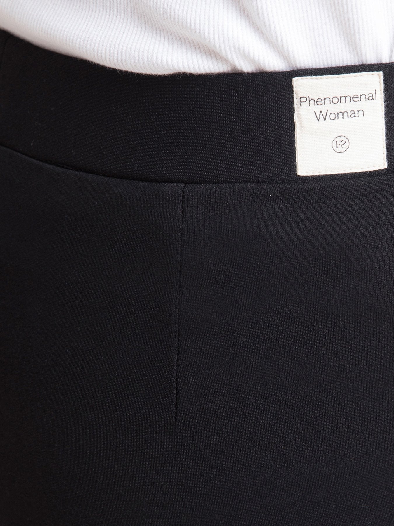 4 Way Stretch Cropped LivIn Pants - Black