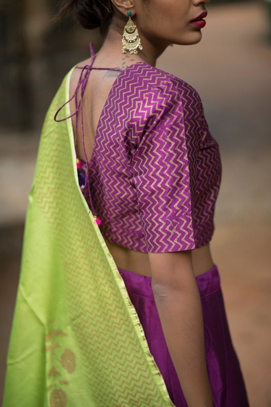 Ghoomar Phool Lehenga with Dupatta (Set of 3)