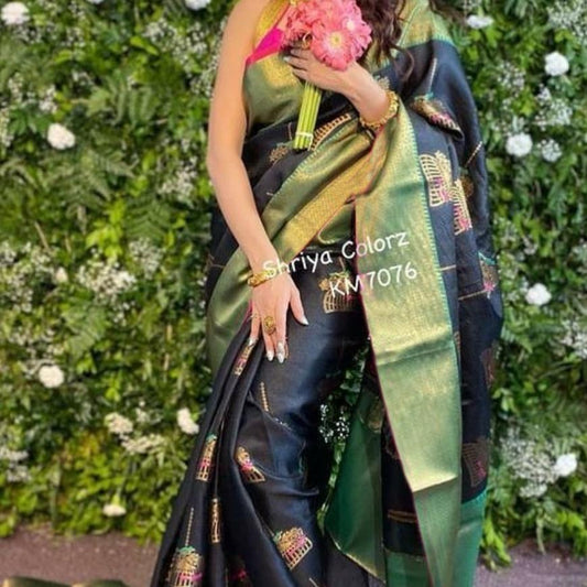 Designer Kanchipuram Silk Saree