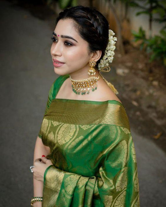 Valiba Exclusive Beautiful Rich Pallu And Jacquard Saree