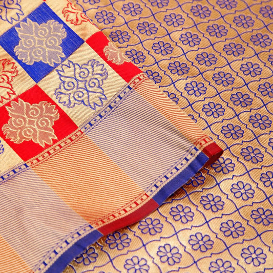 Valiba Pure Heavy banarasi Saree With Rich Pallu