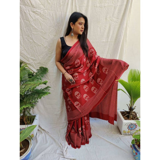 Valiba Letest Designe Cotton Printed Sarees