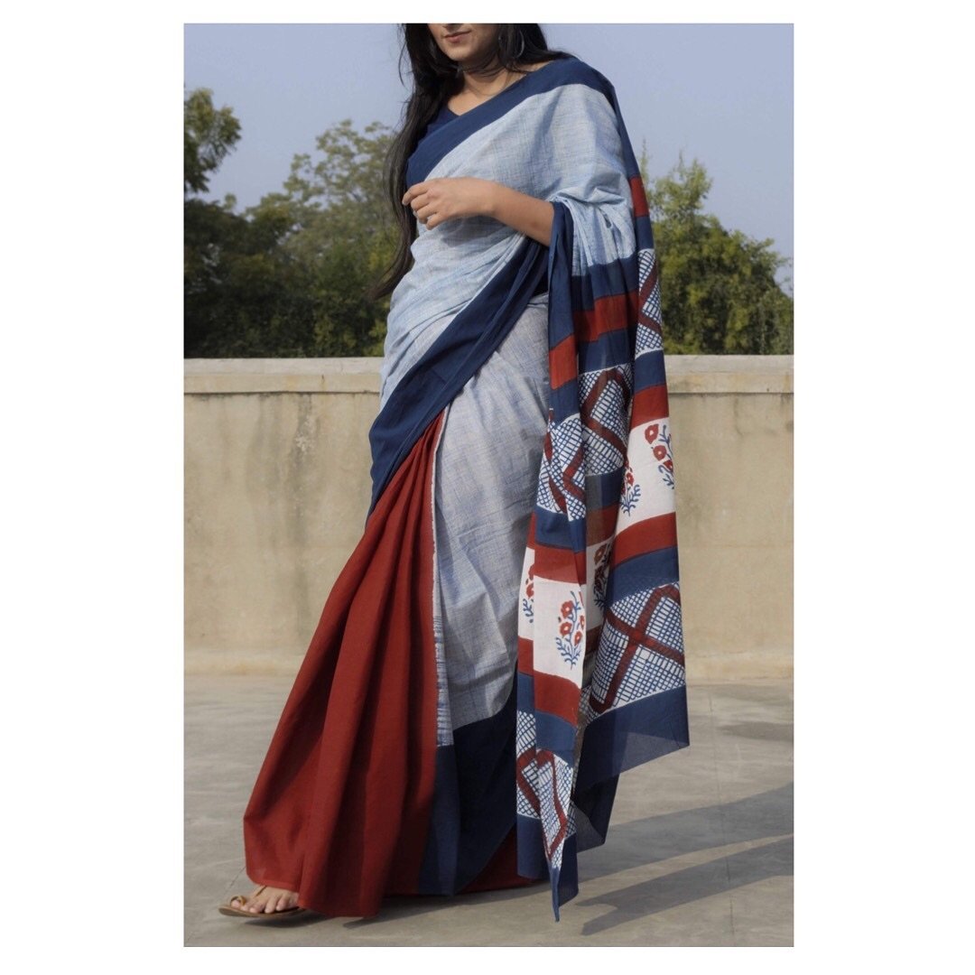Valiba Pure Soft Linen Cotton Sarees