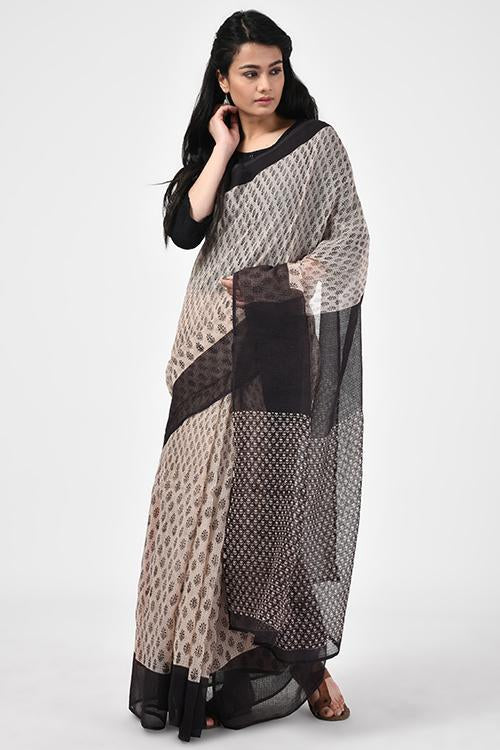 Bagru Print Kota Dori Saree