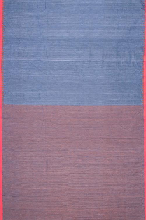Chitrika Big Temple Kada Kuppadam Handspun Handloom saree Blue