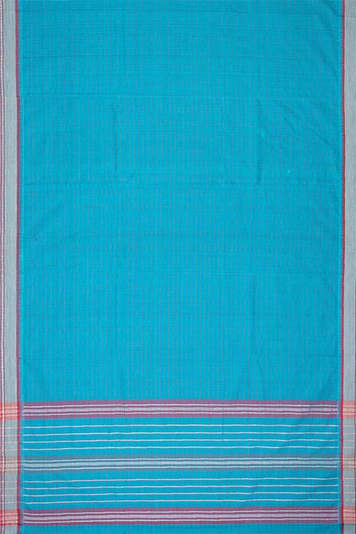 Chitrika Classic Counter Dobby Cotton Handloom Saree Blue