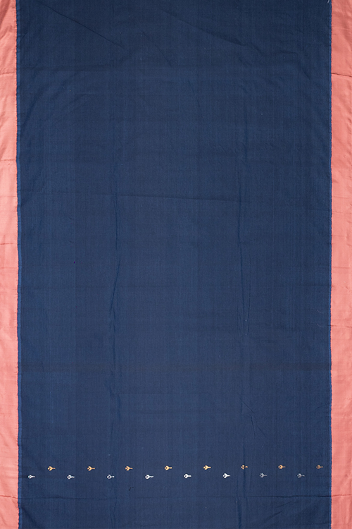Chitrika Kuppadam Comet Buta Cotton Handloom Saree Blue