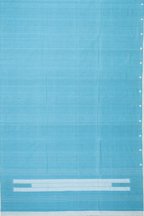 Chitrika Mogra Kuppadam Handspun Handloom Saree Blue