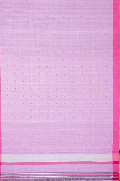 Chitrika Square Duet Buta Cotton Handloom Saree Light Pink
