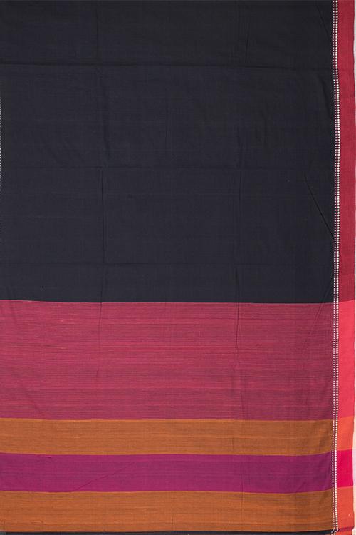 Chitrika 3 Diamond Dobby Cotton Handloom Saree Black