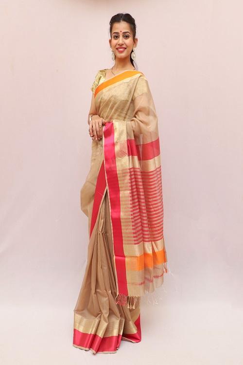 Maheshwari Cotton- Silk Saree -8