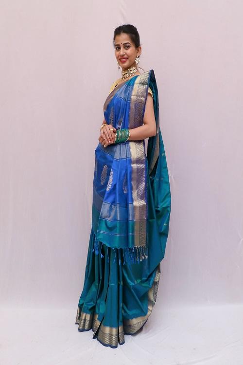 Maheshwari Silk Saree -3