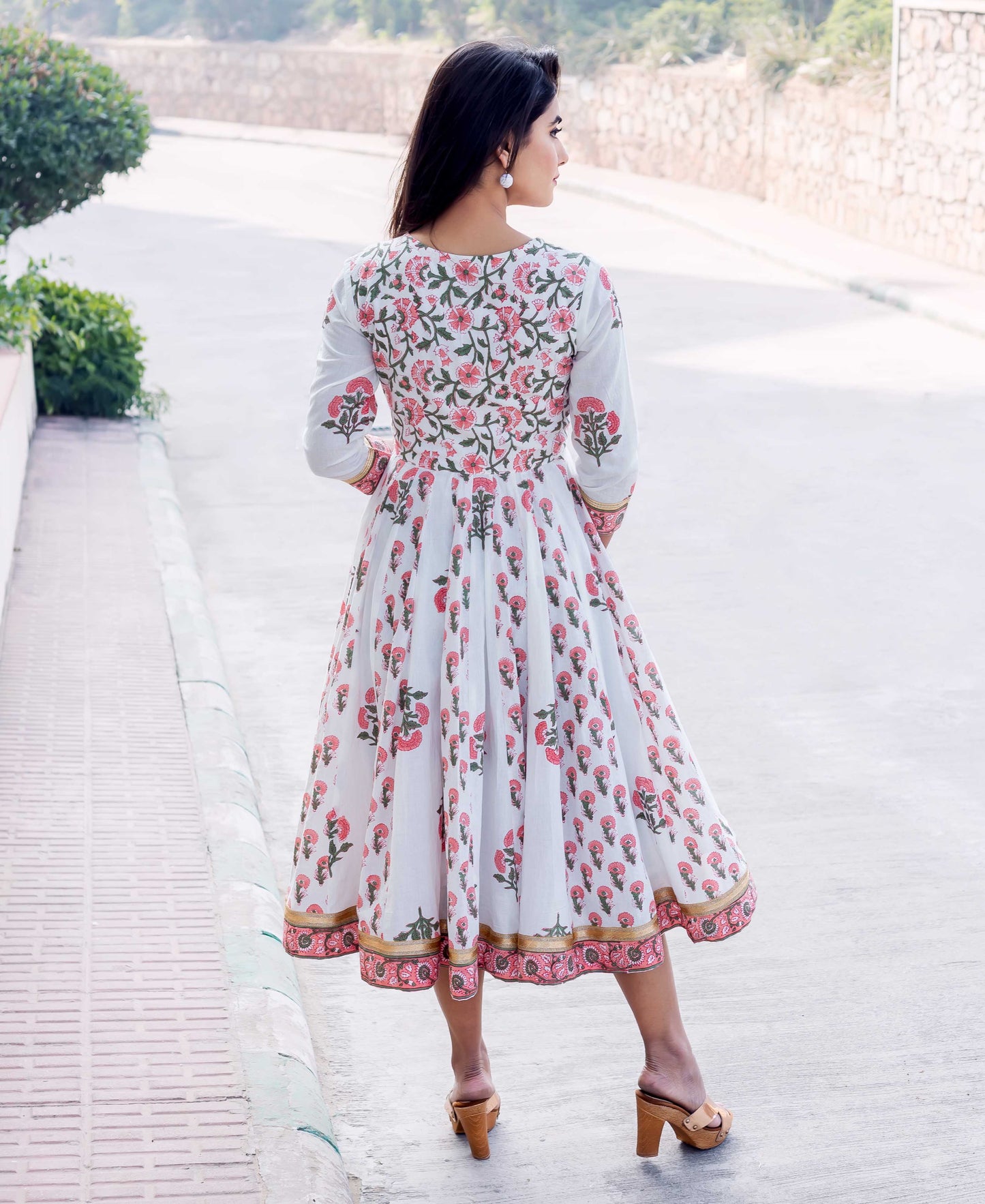 Multi Colored Anarkali Dress