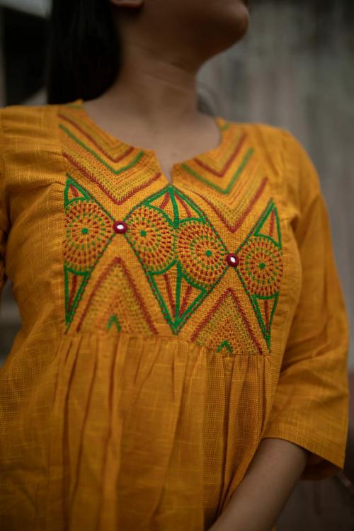 Yellow Nomad Kurta