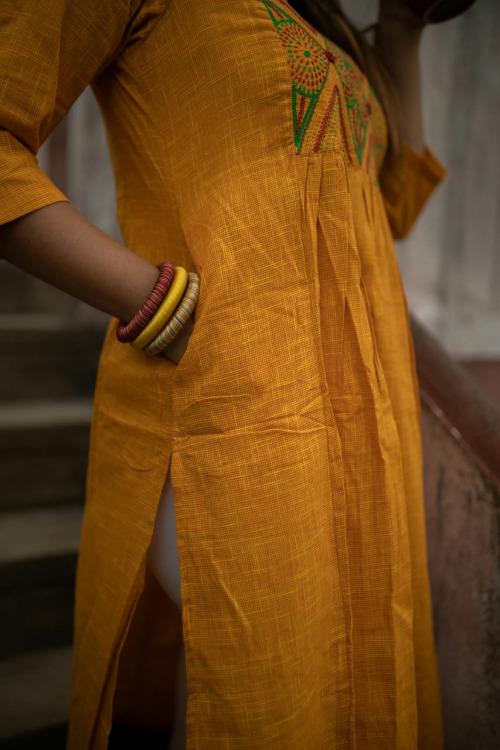 Yellow Nomad Kurta