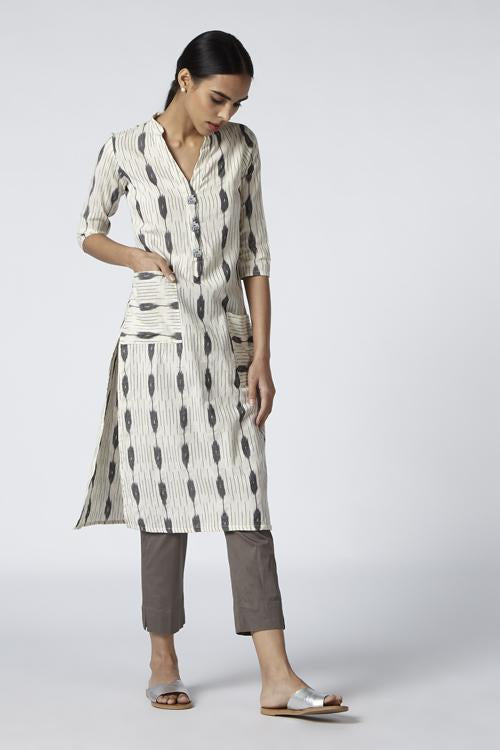 New Chance' Cotton Ikat Kurta