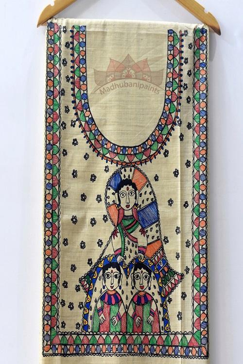 Naina Jogin madhubani painting kurti