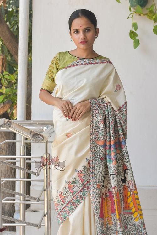 Sita Swaymbar Tussar Silk Saree