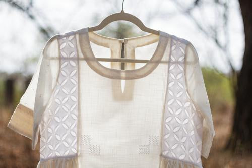 Kora H/S Cutwork Cotton Kediya Long Kurta