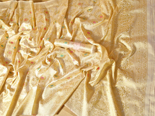 Beautiful Art Silk Jacquard Border Saree