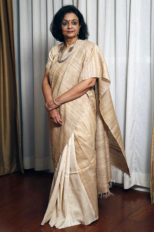 Bodhita' Handwoven Cotton-Silk Saree-28