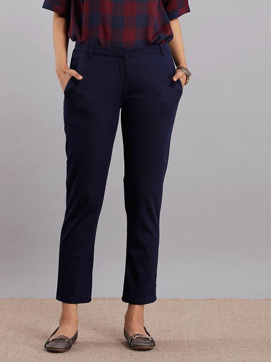 Essential Comfort Trousers - Navy