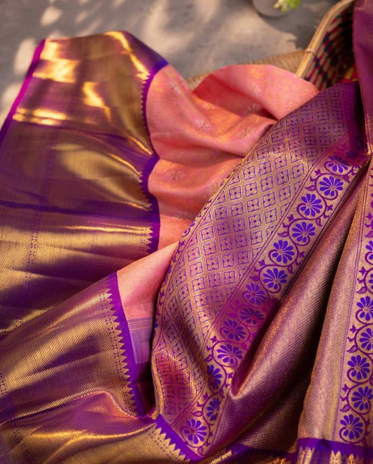 Beautiful Rich Pallu & Jacquard Work Kanjivaram Saree - Special Wedding Edition