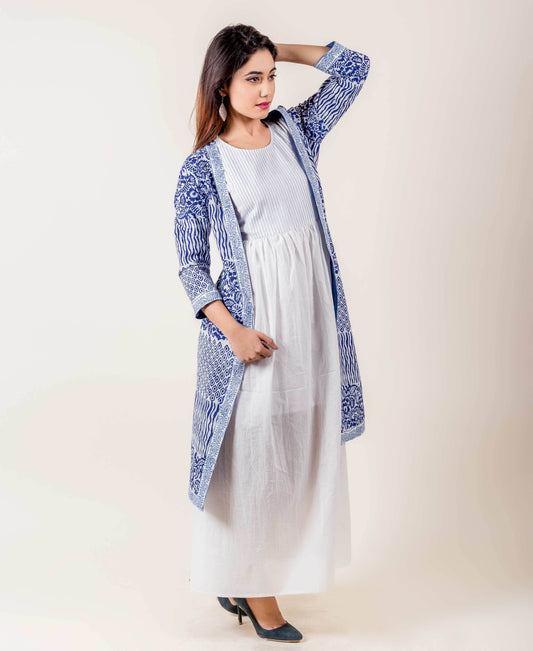 Fabulous Jacket Style Indo Western Dress