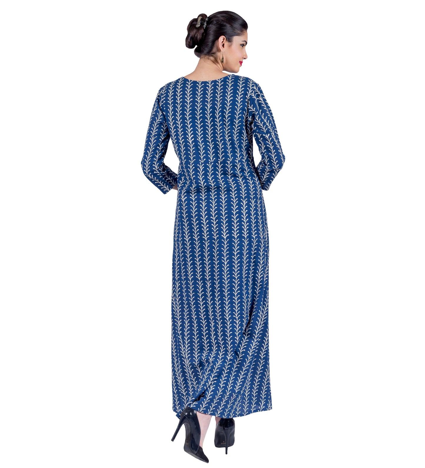 Empire Cut Floor Gown Style Indo Western Dress