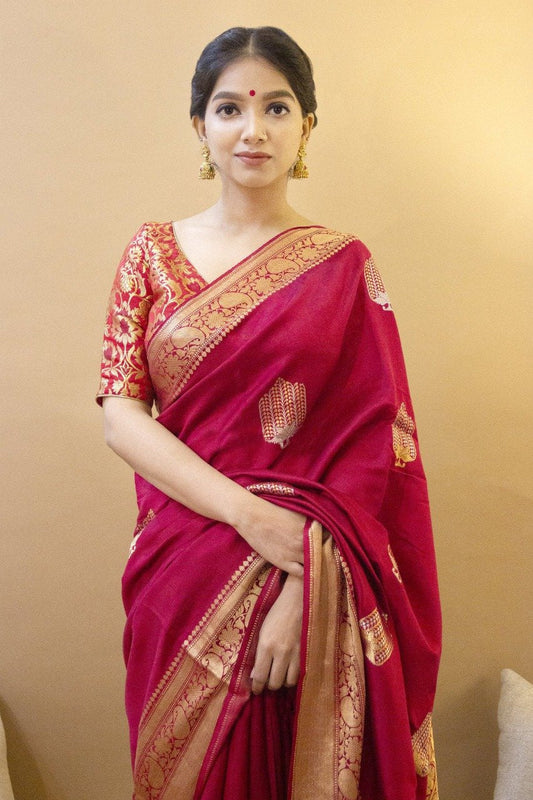 Beautiful Rich Pallu & Jacquard Work Silk Designer Sarees