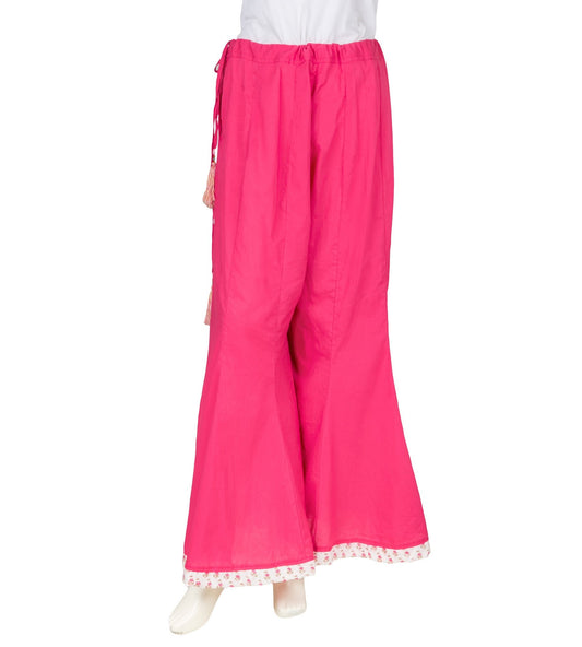 Pink Cotton Palazzo
