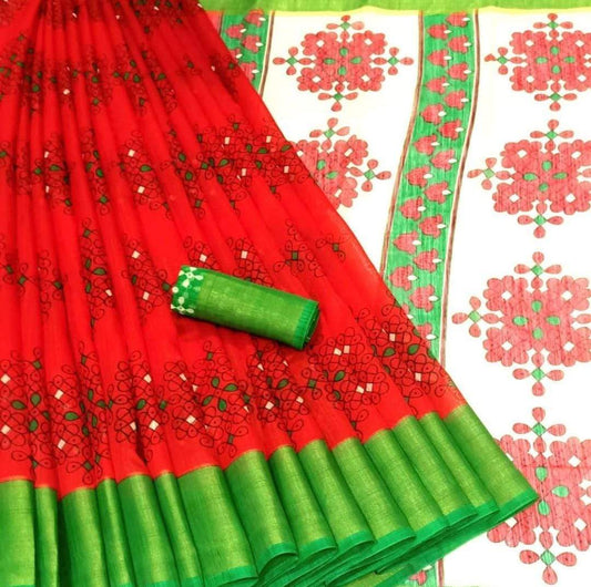 Valiba Famous Cotton Printed Sarees