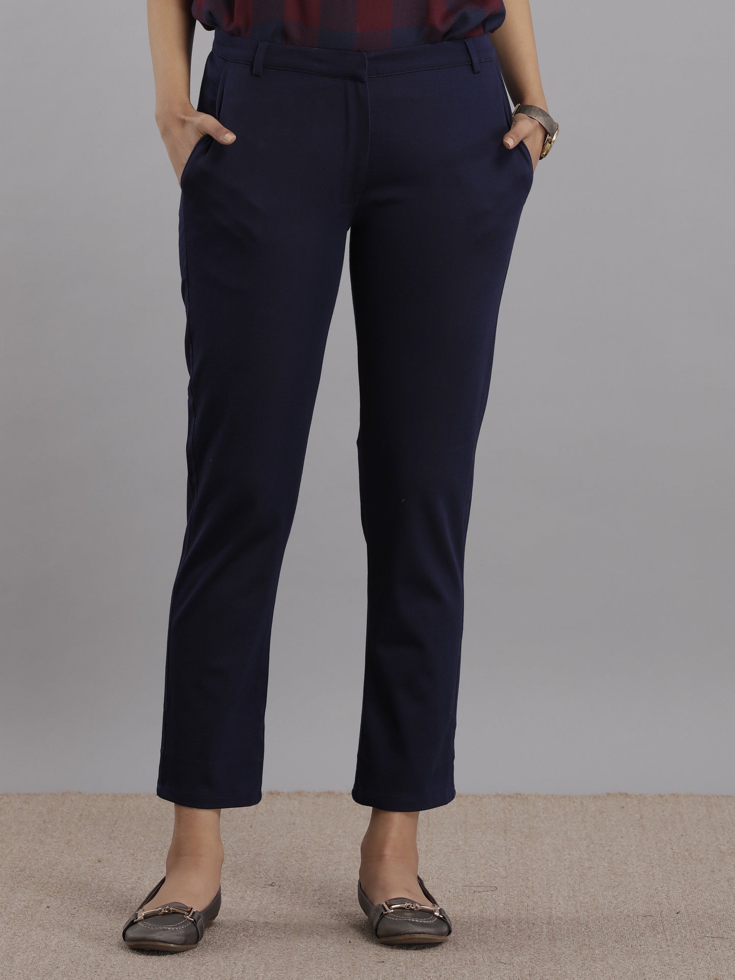 Essential Comfort Trousers - Navy