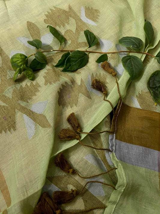 Green sky and floral kites