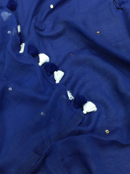 Midnight blue chumki