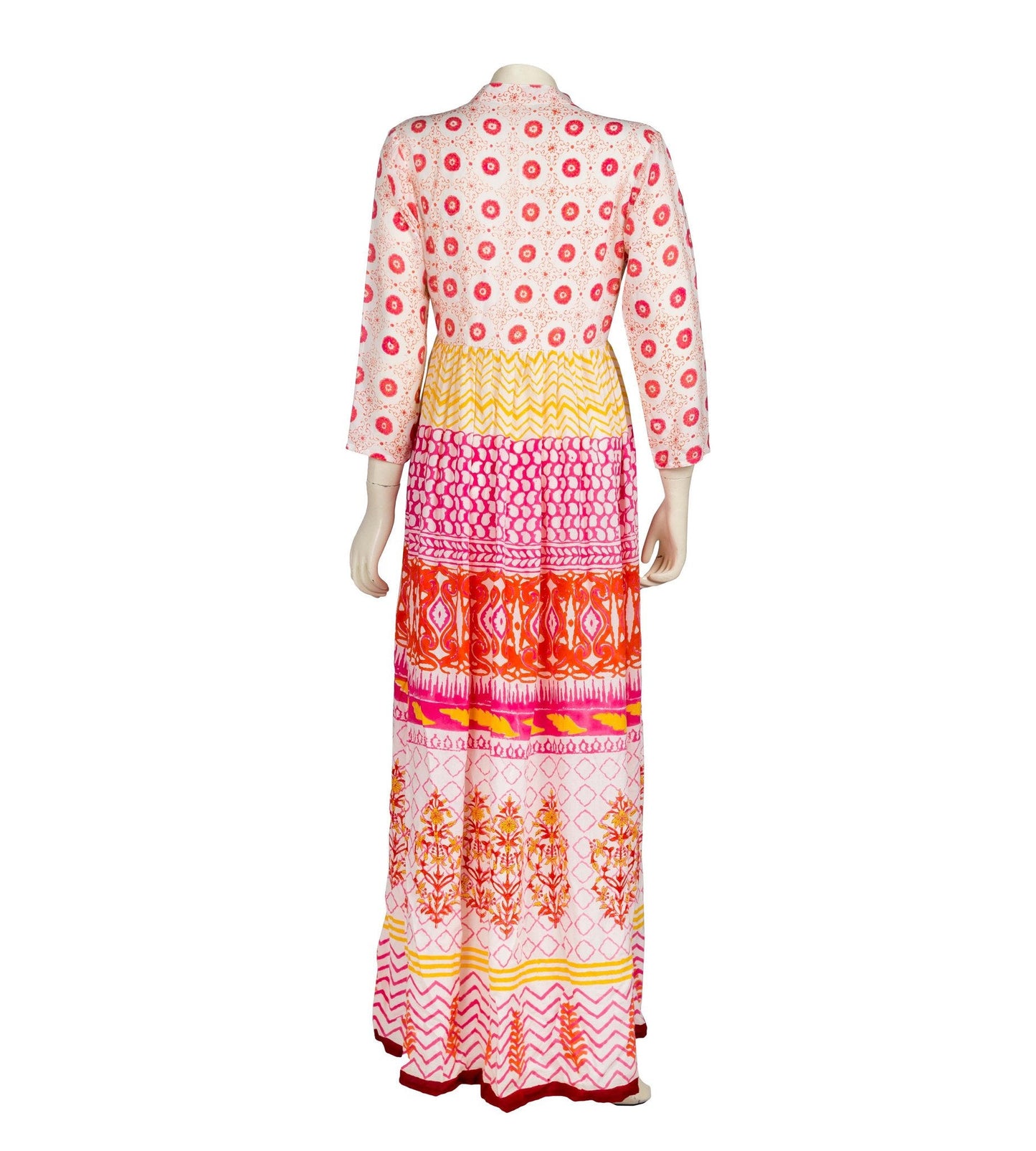 Modal Cotton Empire Cut Floor Length Blouson Dress