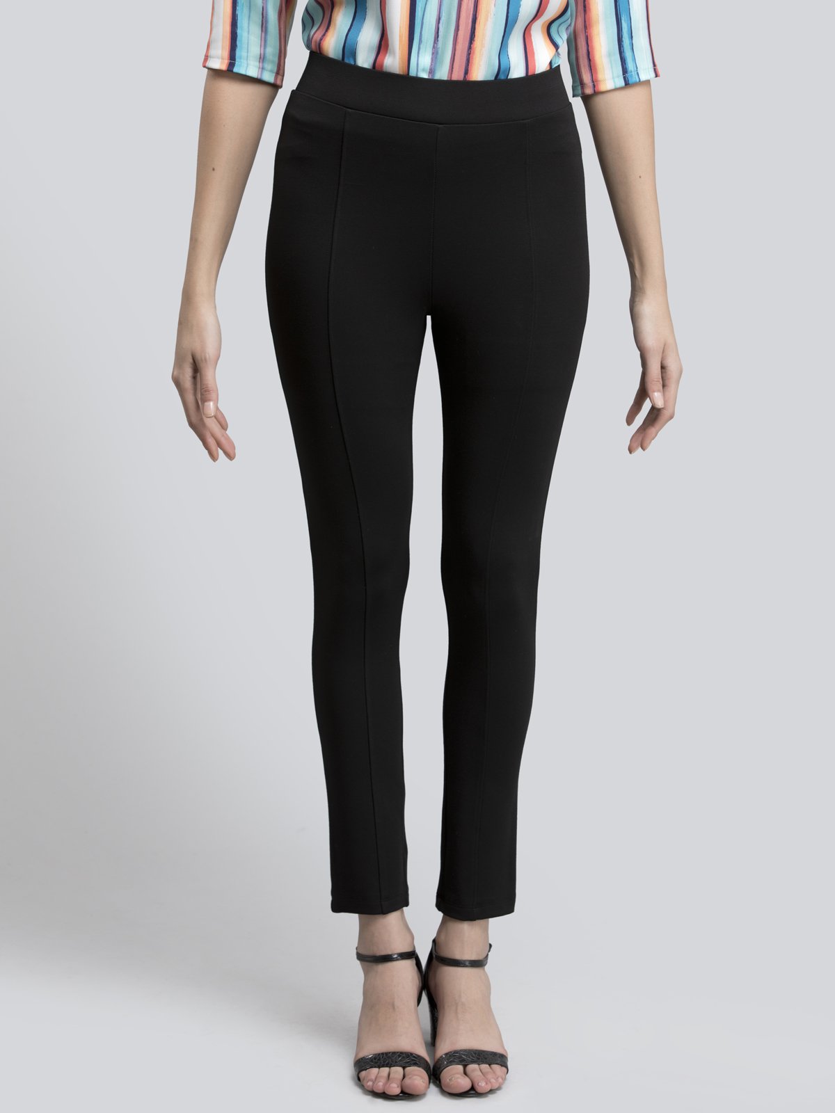 4 Way Stretch Skinny Fit LivIn Jeggings - Black