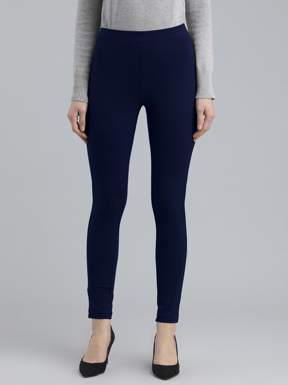 4 Way Stretch Skinny Fit LivIn Jeggings - Navy