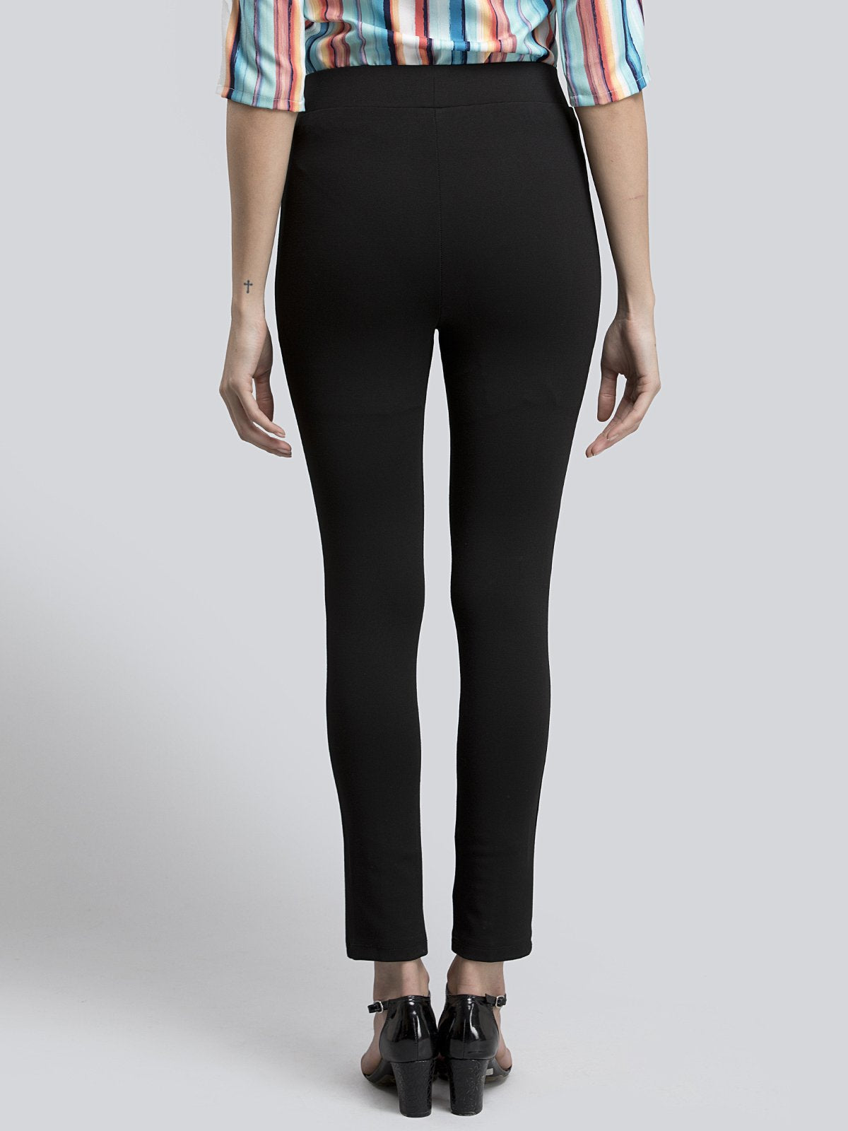 4 Way Stretch Skinny Fit LivIn Jeggings - Black
