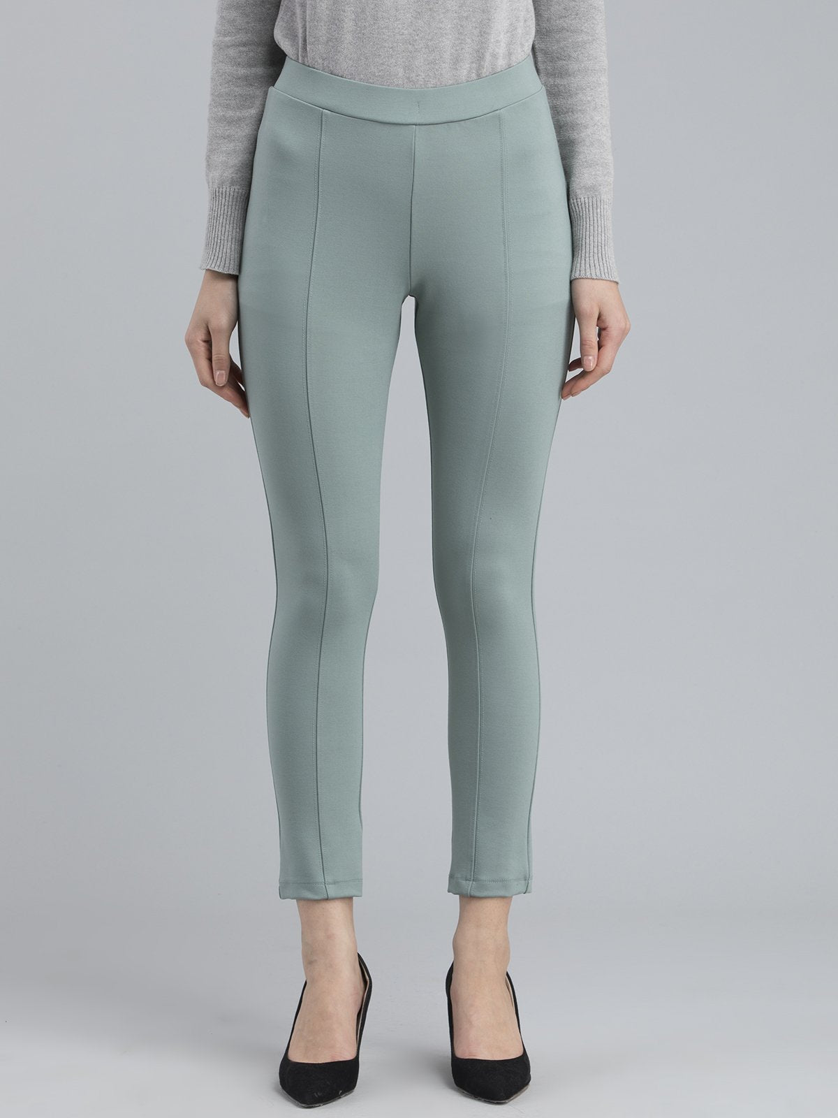 4 Way Stretch Skinny Fit LivIn Jeggings - Green