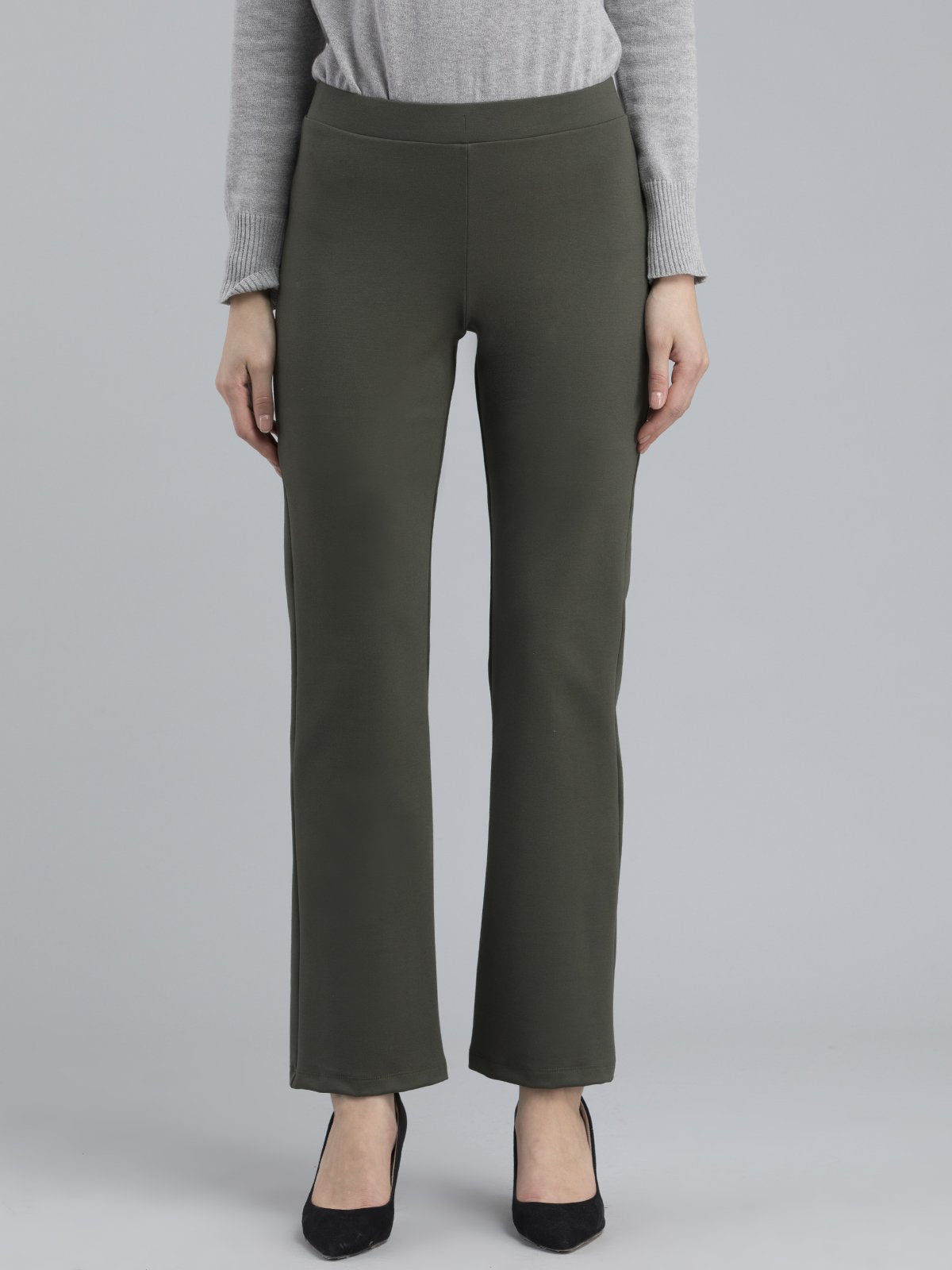 4 Way Stretch Bootcut LivIn Jeggings - Olive